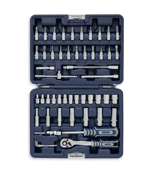 Juego de Bocallaves con Accesorios y Puntas [1/4"] (53 Pzs)